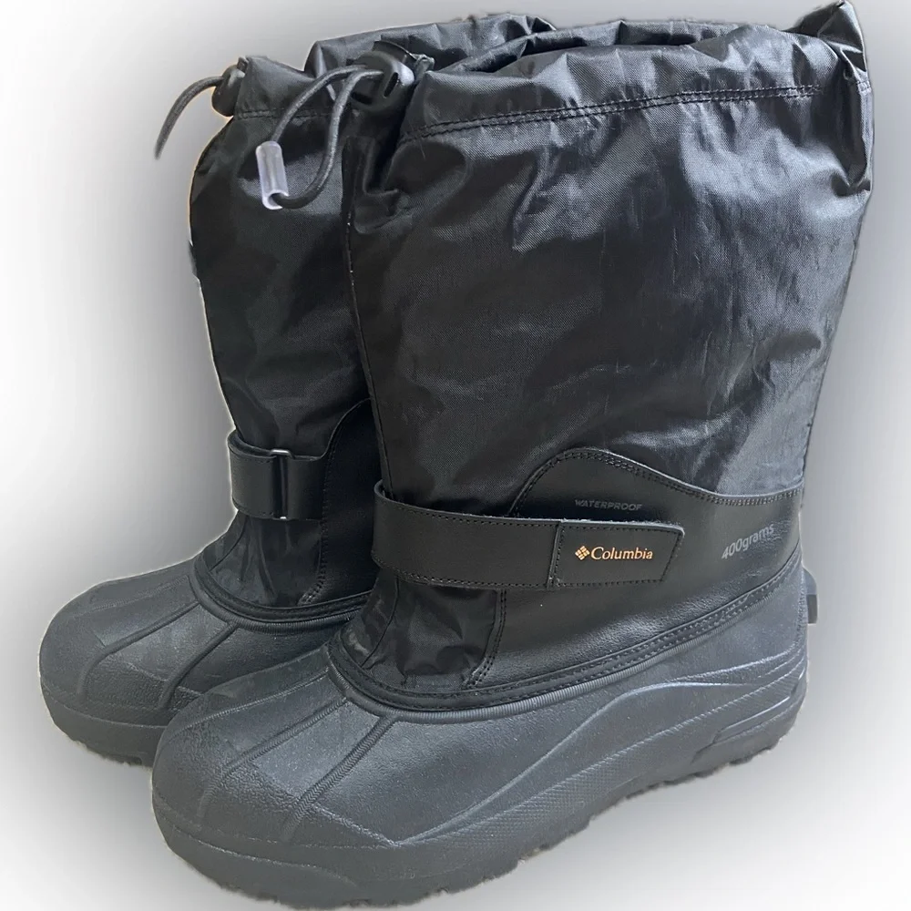 NWOT Columbia Black Insulated Waterproof Boots Men’s Size 6